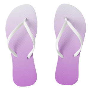 Chanclas Gradiente de dos tonos de púrpura lila oscura