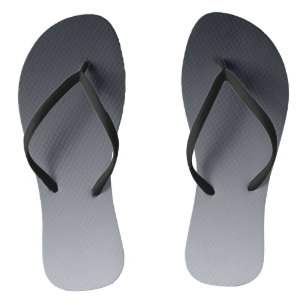 Chanclas Gradiente gris negro. Ombre.