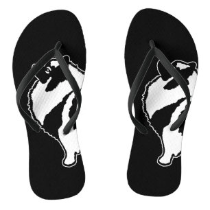 Chanclas Gráficos de Keeshond - Arte de perro original lind
