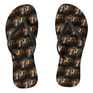 Chanclas Gran Danés de Halloween Espantoso