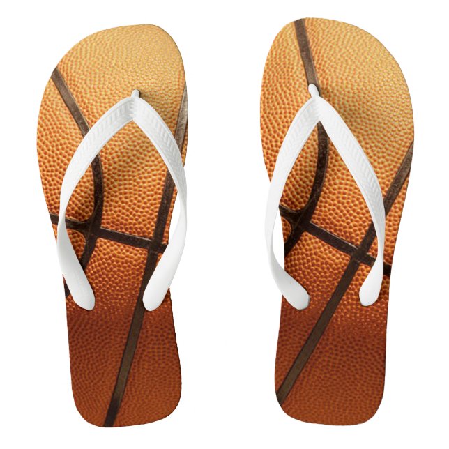 Chanclas Gran Naranja de baloncesto, Flip Flops (Plantilla)