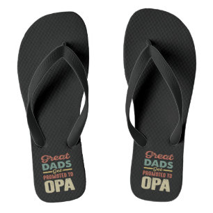 Chanclas Grandes Papás Son Ascendidos A Abuelo Regalo Hombr
