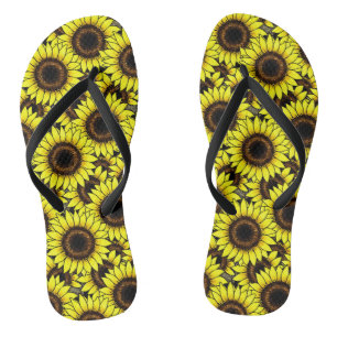 Chanclas Grandes Sunflower dorados