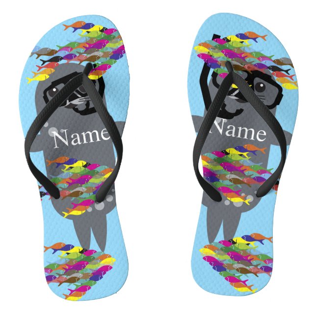 Chanclas Gray Seal Thunder_Cove (Plantilla)