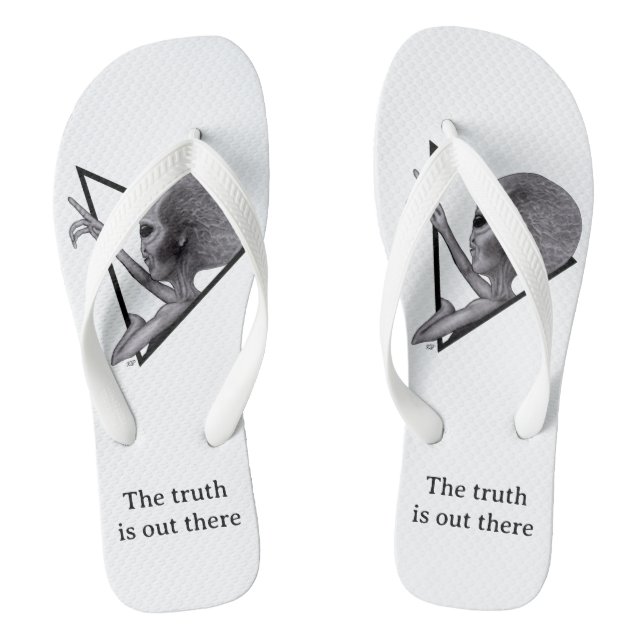 Chanclas Grey Alien, la verdad está ahí fuera (Plantilla)