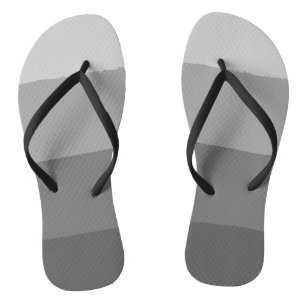 Chanclas grises casuales de 4 rayas para hombres