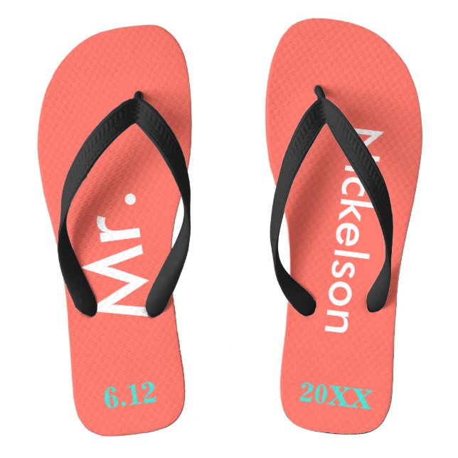 Chanclas Groom Mr. Coral (Plantilla)