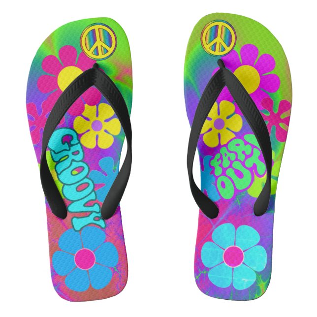 Chanclas Groovy Hippie (Plantilla)