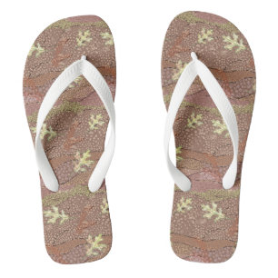 Chanclas Grounding Earth Brown flip flops