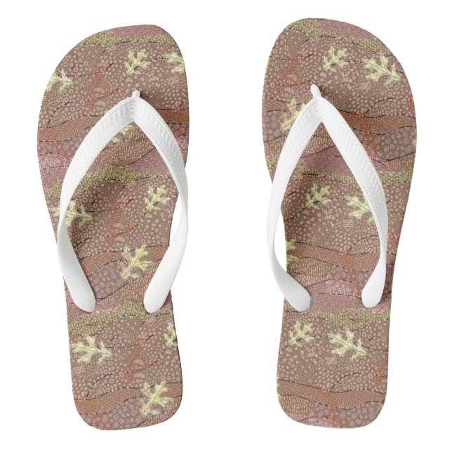 Chanclas Grounding Earth Brown flip flops (Plantilla)