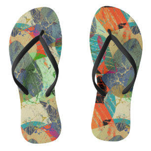 Chanclas Grunge abstracto
