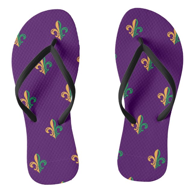 Chanclas Guay Mardi Gras Fleur de Lis (Plantilla)