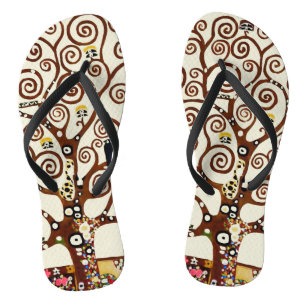 Chanclas Gustav Klimt, árbol de la vida