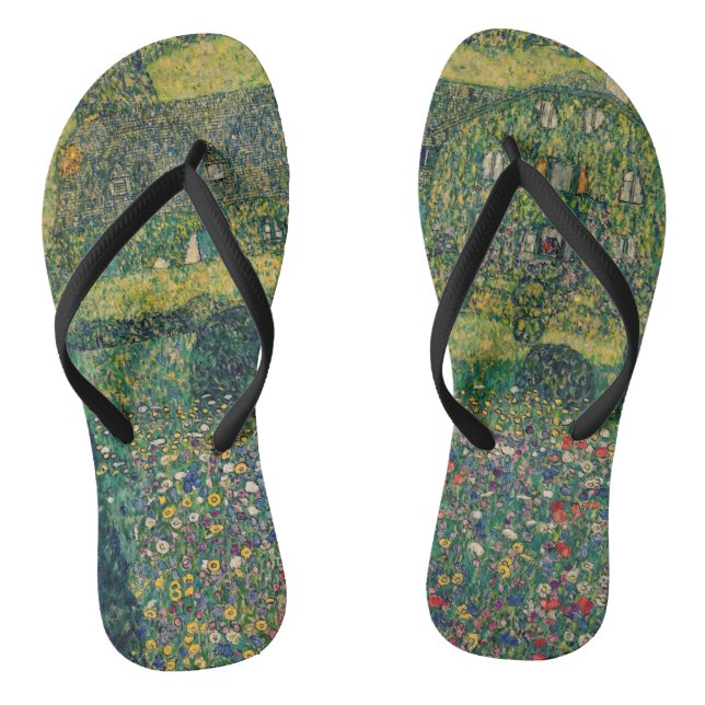 Chanclas Gustav Klimt - Casa de campo del artista (Plantilla)