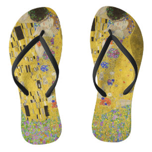 Chanclas Gustav Klimt - El beso