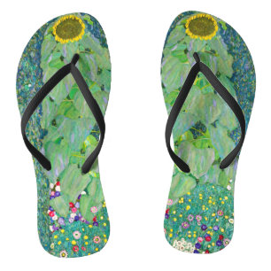 Chanclas Gustav Klimt - El Girasol