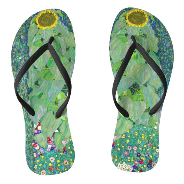 Chanclas Gustav Klimt - El Girasol (Plantilla)