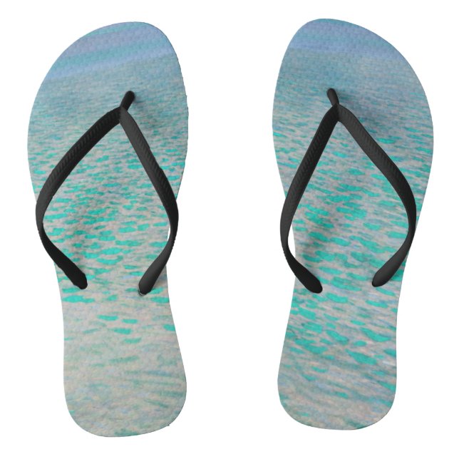 Chanclas Gustav Klimt - En el lago Attersee (Plantilla)