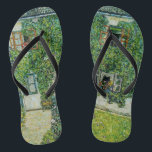 Chanclas Gustav Klimt - La Casa de la Guardia<br><div class="desc">Casa de Guardaboschi / Casa en Weissenbach del Lago Attersee - Gustav Klimt,  Petróleo en lienzo,  1912</div>