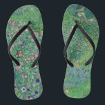Chanclas Gustav Klimt - Paisaje de los jardines italianos<br><div class="desc">Paisaje Jardín Italiano / Paisaje Horticultural Italiano - Gustav Klimt,  Petróleo en Lienzo,  1913</div>