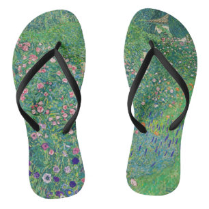 Chanclas Gustav Klimt - Paisaje de los jardines italianos