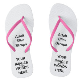 Chanclas Hágalo Usted Mismo -Flip Flops Adulto Slim Strap U