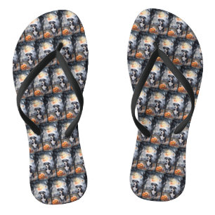 Chanclas Halloween Gran Suiza Con Calabazas Temerosas