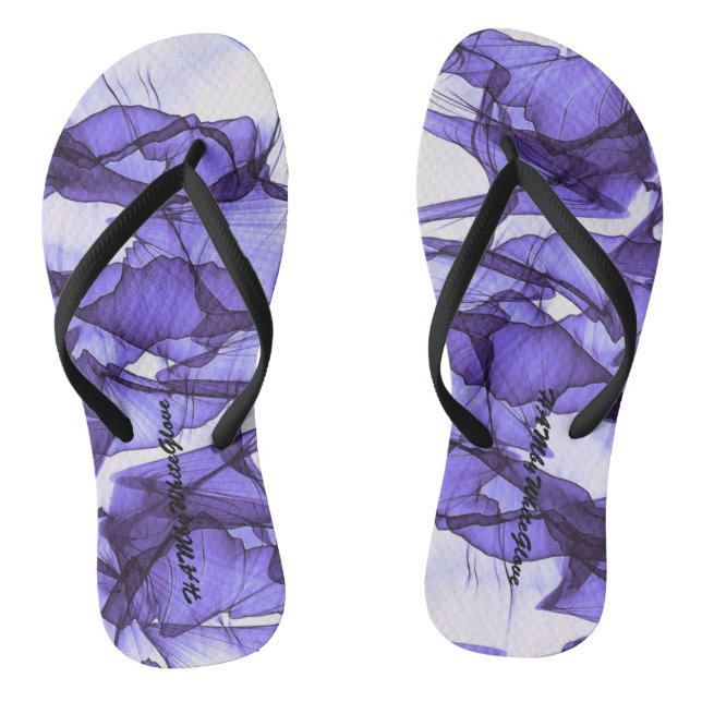 Chanclas HAMbWG - Flip-Flop - Billlowy Purple (Plantilla)