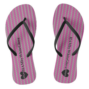 Chanclas HAMbWG - Flip-Flop - Flip-Flops rosa y gris