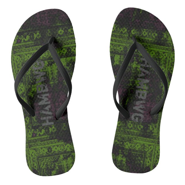 Chanclas HAMbWG - Flip-Flop - verde gótico (Plantilla)