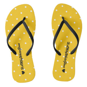 Chanclas HAMbyWG - Flip-Flops - puntos polka minúsculos de