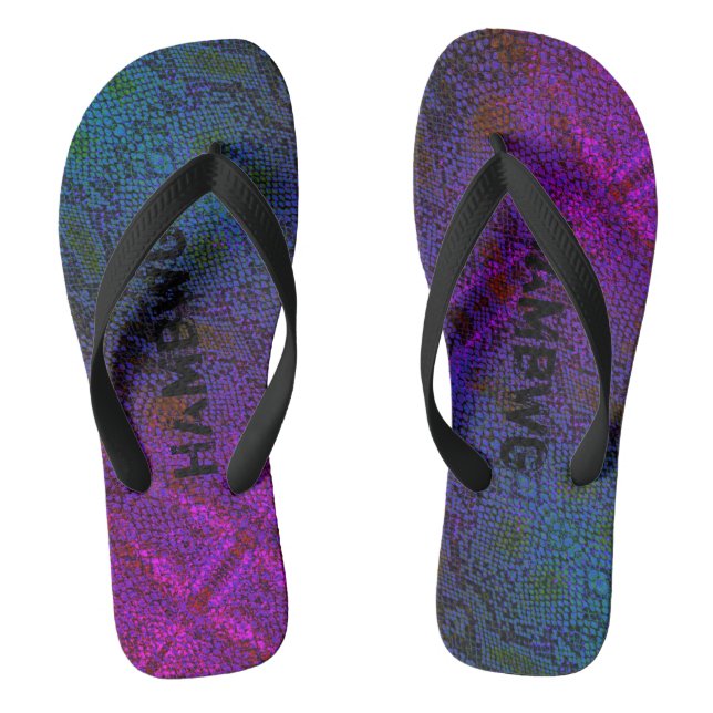 Chanclas HAMbyWG - Flipp-Flops - Serpiente Miami (Plantilla)