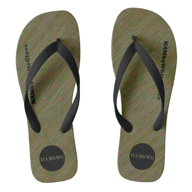 Chanclas HAMbyWhiteGlove - Flip-Flops para hombres - Grasa  (Plantilla)