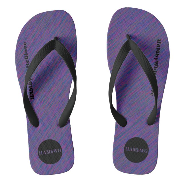 Chanclas HAMbyWhiteGlove - Flip-Flops para hombres - Purple (Plantilla)
