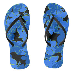 Chanclas Hanalei Hawaiian Hibiscus Camo Floral