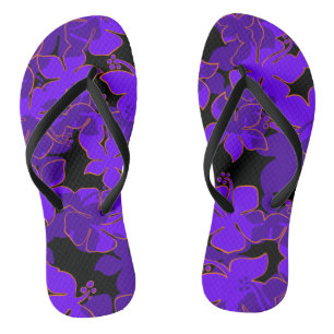 Chanclas Hanalei Hawaiian Hibiscus Camo Floral