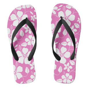 CHANCLAS HAWAIIAN HULA (HIBISCUS) PINK