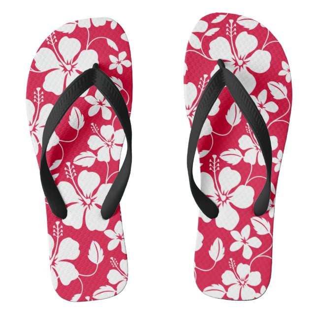 CHANCLAS HAWAIIAN HULA (HIBISCUS) RED (Plantilla)