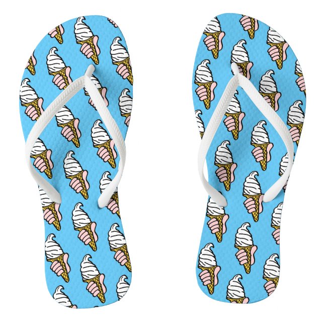 Chanclas Helados en un par de Flip Flops (Plantilla)
