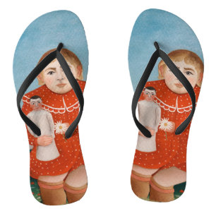 Chanclas Henri Rousseau - Niño con muñeca