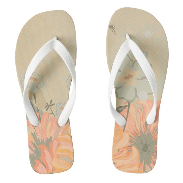 Chanclas Hermosa floral (Plantilla)