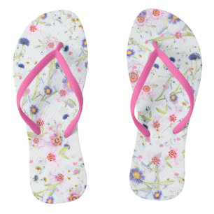 Chanclas Hermosa Floral Delicada
