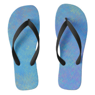 Chanclas Hermosa mirada de papel azul