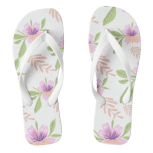 Chanclas Hermosas flores brillantes para la diversión del v