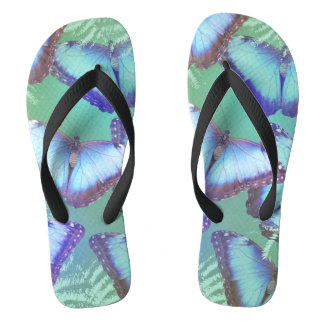 Chanclas Hermosas mariposas brillantes