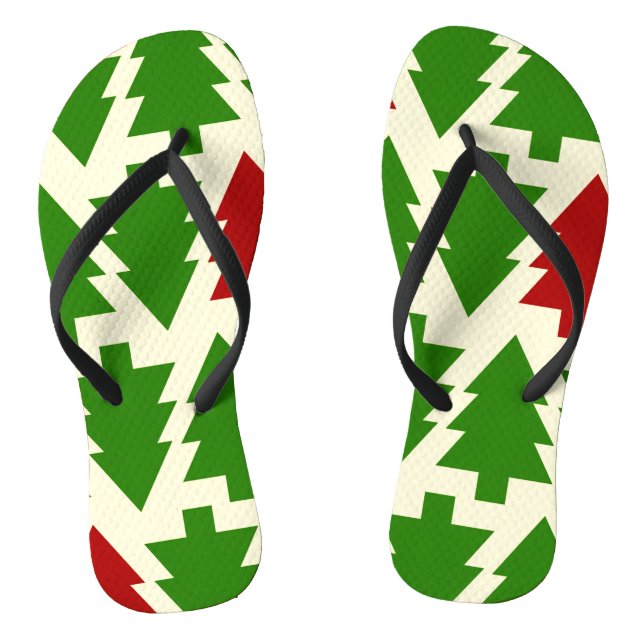 Chanclas Hermoso papel tapiz de árbol de Navidad todo-sobre (Plantilla)
