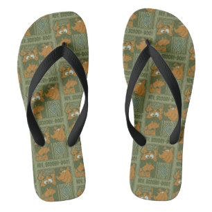 Chanclas Hey Scooby-Doo Tribal Square Graphic