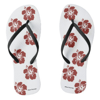 Chanclas Hibiscus Flowers Flip Flops
