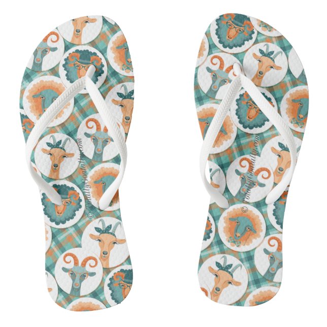 Chanclas Hipster Goats | por TotallyGoatally™ (Plantilla)