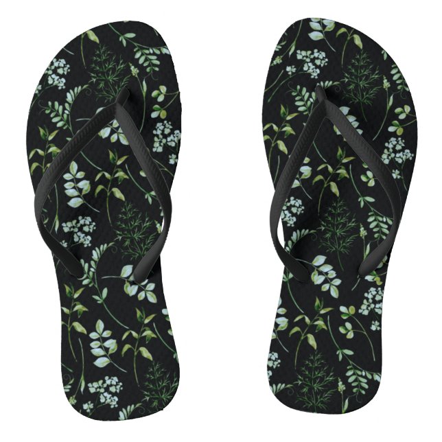 Chanclas Hojas de agua Eucalyptus Greenery (Plantilla)